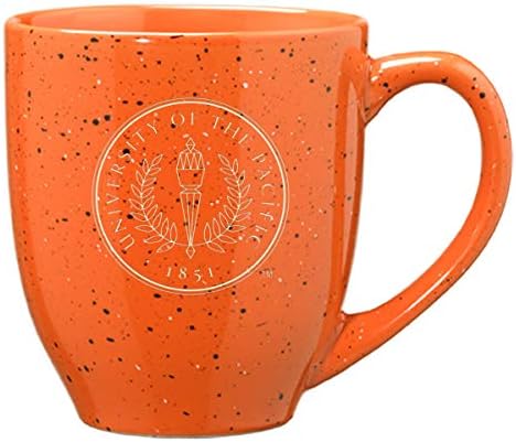 LXG, Inc. Sveučilište Tihog oceana - Šalica keramičke kave od 16 unci - narančasta