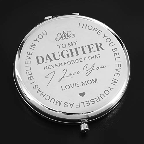 Pokloni za malu kćer od mame ideje za rođendanske poklone za mamu i kćer kompaktno ugravirano ogledalo s inspirativnim citatima za
