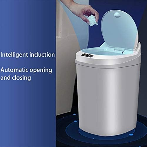 UXZDX Indukcijska smeća Can automatska bezduha od prašine Ekološkog senzora za smeće smeća za kupanje Kuhinjsko kupanje