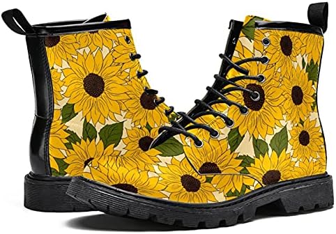 Mapolo čizme za žene žute suncokretove cvjetove ispis ženske visoke čizme vanjske tenisice prilagođene cipele rezistentne na topli