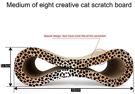 Mačji grebalica za mačke, 8 oblika, valoviti papir za grebanje mačaka, Pribor za kućne ljubimce, veličina: 56,21, 5 cm