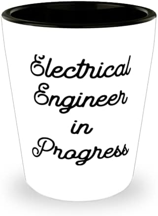 Inženjer elektrotehnike u procesu rada staklo, keramička čaša inženjera elektrotehnike, sjajna za inženjera elektrotehnike