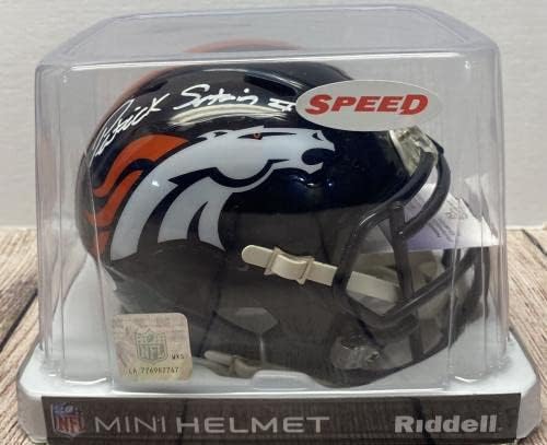 Denver Broncos Patrick Surtain iz mumbo-a potpisao je ugovor o brzinskoj mini kacigi mumbo-a!!! - NFL kacige s autogramima igrača