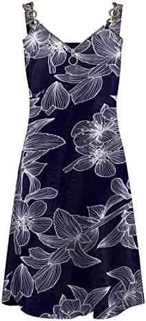 Ženske Ležerne haljine 2023., ljetne modne maksi haljine Za plažu s naramenicama Bez rukava Bez rukava do gležnja