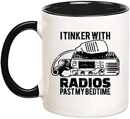 Saviola-šalica radijskog Amatera, petljam se s radio uređajima, šalica šunke, Radio krug, novo 11 oz, šalica za kavu / šalica
