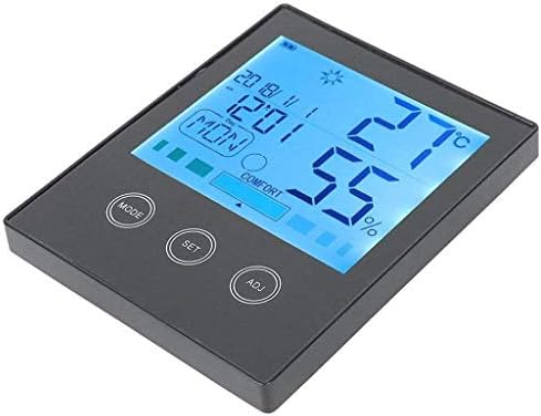 Digitalni higrometar br termometar, senzori vlage monitor indikatora senzora temperature Prikaz vremena ugrađeni sat