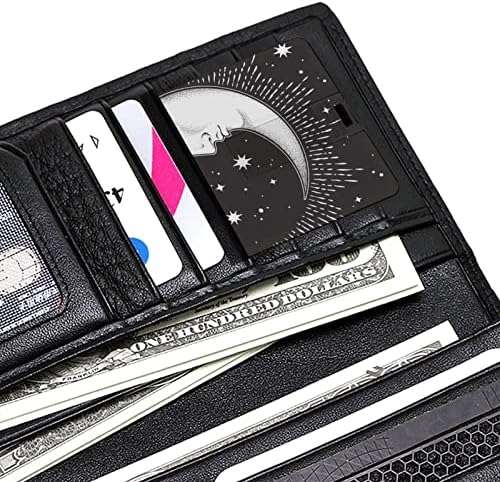 Boemian Moon and Stars kreditna kartica USB flash Personalizirana memorijska memorijska memorijska tipka za pohranu tipki 64g