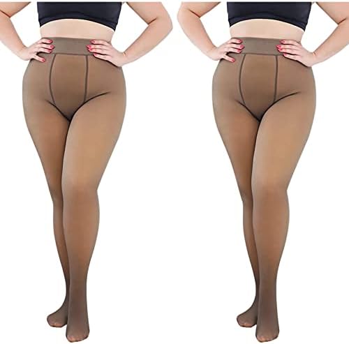 Pantyhose za žene Upravljanje gornjim dijelom rastezaljke u tijesnim hlačama poprečne gamaše elastični struk mršave hlače planinarskih