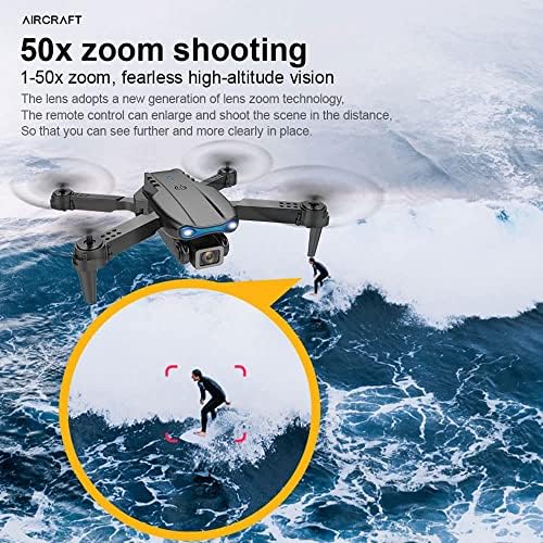 UJIKHSD sklopivi dron s kamerom za odrasle početnike, 4K HD Mini Drone za djecu, FPV RC Quadcopter 30 min dugačak vrijeme leta u 2
