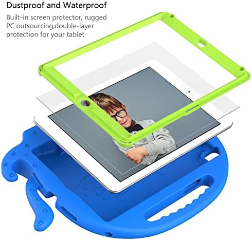 Tablet PC Case Cless Cuse kompatibilan s iPad Air 1/Air 2/Pro 9.7 S BUMPER-om za ručicu | Zaštitni poklopac za stalak za zaštitu od