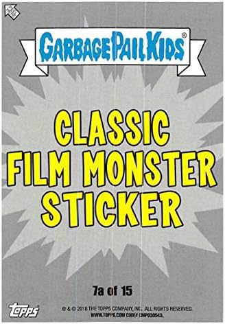 2018. Topps smeće Pail Kids Oh The Horror-Neible Classic Monster Puke 7A Invisi Bill X Službena trgovačka kartica koja nije sportska