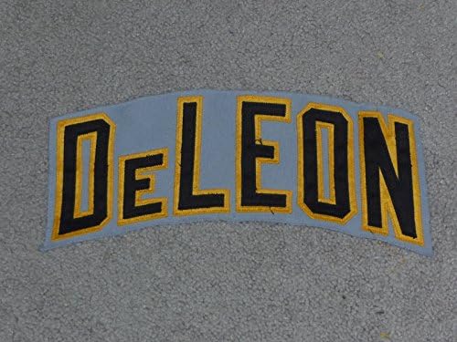 1983-86 Jose Deleon Pittsburgh Pirates Igra nošena rabljena ploča s imenom Off Jersey.