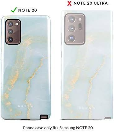 Burga futrola kompatibilna sa Samsung Galaxy Note 20 -Hibridni dvoslojni tvrda školjka + silikonska zaštitna futrola -nejaka plava