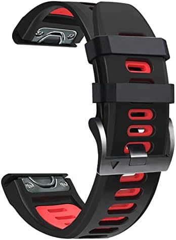 Serdas Smart Watch Silikone zamjenske trake za Garmin Fenix ​​7 7x 6 6x Pro 5x Plus 3 3HR preteča 935 narukvica 26 mm narukvica