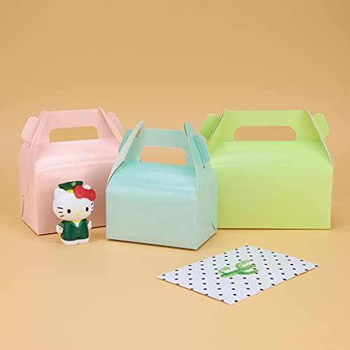 10pcs / Kraft poklon kutija torta zapadna točka bijeli Desert Smeđa ružičasta zelena ambalaža papirna čaša svadbena zabava prijenosna