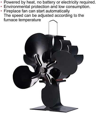 Ventilator za štednjak s toplinskim pogonom, prikladan za upotrebu, niska buka, tihi rad, praktičan ekološki prihvatljiv ventilator