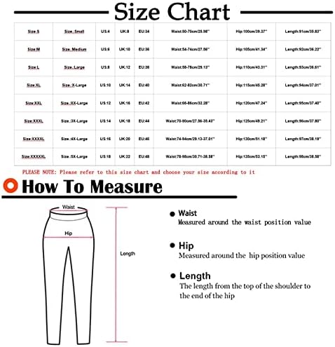 KCDIGR pamučne lanene hlače za žene široke noge elastične struke pune dužine plus veličine treninga joge hlače s džepom