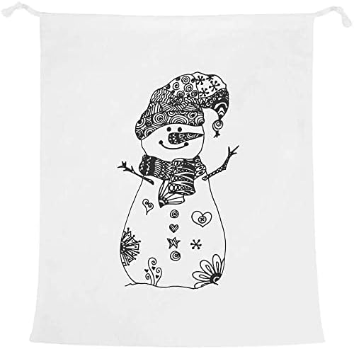 Torba za pranje rublja ukrašeni snjegović