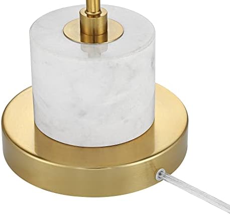 Possini euro dizajn barclay moderna stolna svjetiljka s USB punjenjem luka 23 visoko toplo zlatno bijeli mramorni smrznuti stakleni