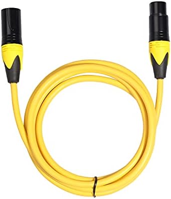 ZGYOPV 5PC kabel u boji XLR muški do ženskog audio kabela zaštićen mikserom za mikrofon