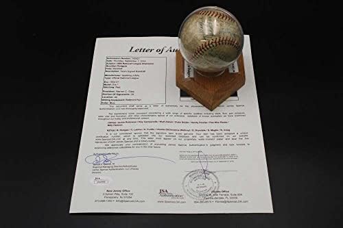 1956. Brooklyn Dodgers potpisao je bejzbol Jackie Robinson Koufax JSA LOA D7766 - Autografirani bejzbol