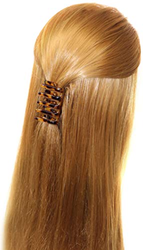 2 1/4 celuloidne neklizajuće kopče za kosu s konjskim repom fleksibilne čvrste kopče za kosu bočni češalj za žene i djevojke, Proizvedeno