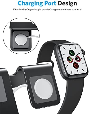Stalak OMOTON za Apple Watch - Univerzalni stalak-držač 2 u 1 za iPhone 14 13 12 11 sve serije i Apple Watch Series 8/SE2/7/6/ EVO/5/4/3/2