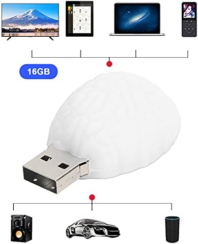 2.0 USB flash pogon USBA Port Pendrive Storage Utip i igrajte visoku speed prijenosni prijenosni prijenosni podaci Crtana lutka Brain