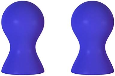 1 par plavi mini sisiker silikonski vakuum vibrirajući usisavanje prsa šalica masažera tijela koketira seksualna igračka za žene-size