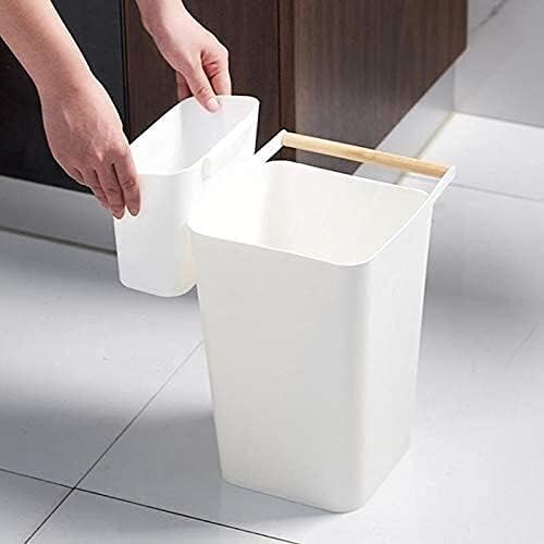 Wxxgy smeće može prijenosno smeće kante za smeće kante za smeće kante za smeće za automobil u kupaonici u kupaonici, suhi i mokro odvajanje