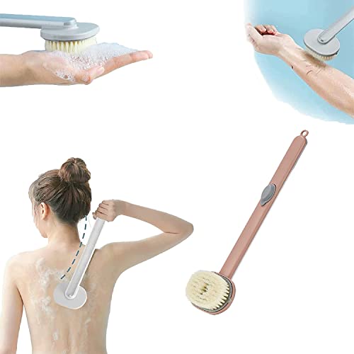 Četka za čišćenje masaže za dugu ručku, višenamjenski odvojivi leđa kapka za kupanje spužva spužva, dugačka ručka odvojiva četkica