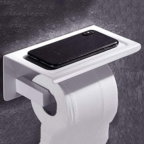 LIRUXUN WCOL WOLL DIJELO VODER TELEFON Držač zida WC držač za kupaonicu s policama s ručnikom za ručnike kutije