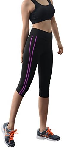 Emfraa Women Sports Joga trčanje fitnes hlača Atletski Capri Leggins