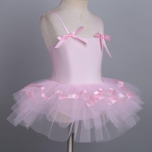 Yizyif Kids Girl's Camisole balet Tutu Obući se kostimi za plesnu odjeću Leotard