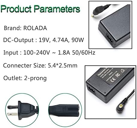 90W punjač za laptop za adapter za satelit Toshiba L305 L305D L455 L505 L505D L635 L645 L655 L655D L745 L755 L775 L855 L875 A135 C655