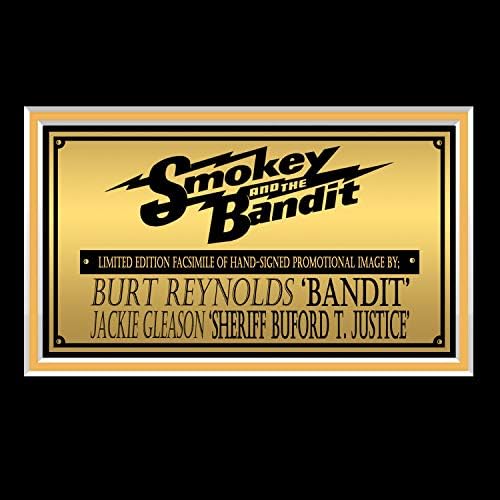 Rijetki-T Smokey i Bandit Sheriff & Bandit Limited Signature Edition Studio Licensied Photo Custom Frame