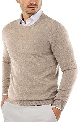 Coofandy muški džemper za vrat posade Slim Fit Lagane dukseve pletene pulovera za ležerno ili odjeće