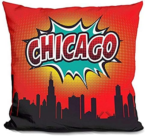 Lilipi Chicago Dekorativni naglasak za bacanje jastuka
