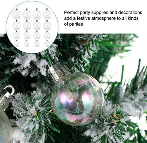 NUOBESTY 18PCS ODLIČNE ORNAMENCIJE ORNAMENE BOLDSKE U DIY Craft Ball Uređenje na božićnim drvcima za Božić, vjenčanje, zabavu, dekor