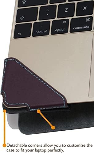 Broonel - Serija profila - Slučaj za laptop s ljubičastom kožom kompatibilno s HP Chromebook X360 13B -CA0003SA FULL -HD kabriolet