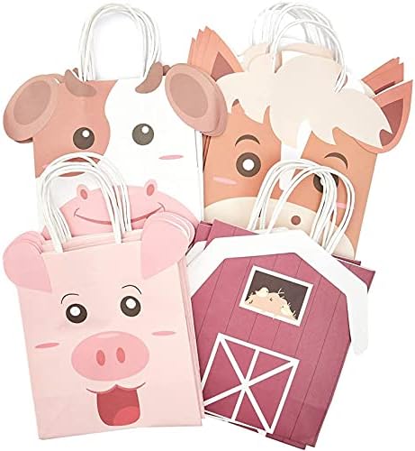 Poklon vrećice za životinje od kraft papira s ručkama