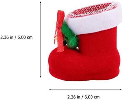 Božićni slatkiši po mjeri 4pcs božićne čizme za slatkiše poklon vrećica čizme za pohranu slatkiša torba za slatkiše dekor božićnog