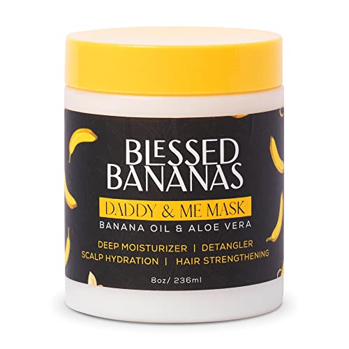 Blagoslovljene banane - maska za tatu i mene - 8 unci ulja od banane i Aloe Vere-vlaži kosu, jača kosu, vlaži vlasište, dubinsko hidratantno