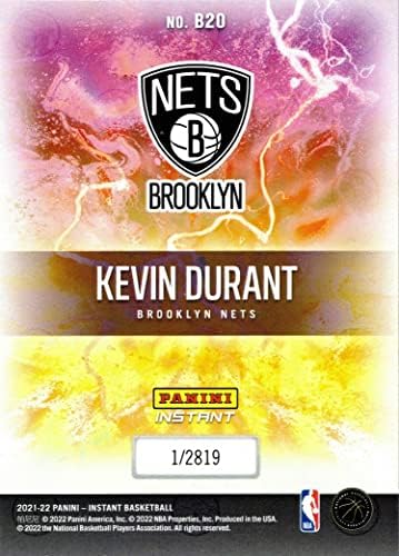 2021-22 Panini Instant Breakway B20 Kevin Durant košarkaške mreže