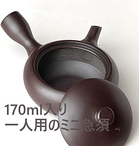 Hase Potting E073 Mini Purple Mud 150cc Meshwork Yokkaichi Banko Teapot