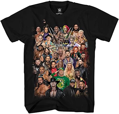 Grupni snimak John Cena Big Show AJ Styles Daniel Bryan Tee Grafička majica za majicu za muškarce majice
