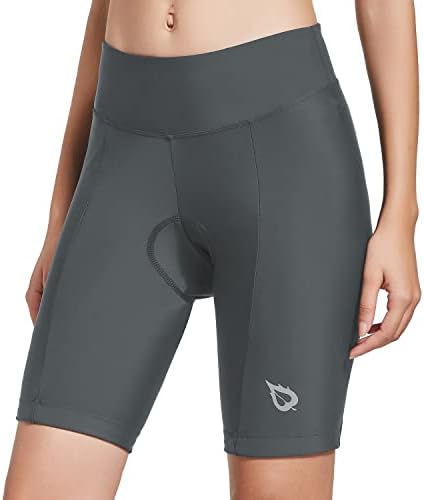 Baleaf ženske biciklističke kratke hlače podstavljene biciklističke bicikl biciklističke spin biciklističke kratke hlače u džepu upf50+