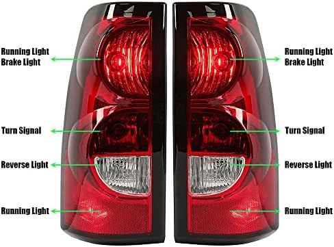 Crvena stražnja svjetla A-liste sklop stražnjeg kočionog svjetla kompatibilan je sa stražnjim svjetlima A-liste s lijeve i desne strane