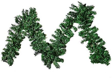 Artfen Umjetni božićni vijenac Umjetni borove vijenac Božićni ukrasi dužine 8,9 ft