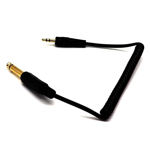 Motong namotani zlatni obloženi 3,5 mm 1/8 TRS muški do 6,35 mm 1/4 ts muški mono stereo audio priključni kabel kabel kabel za mp3